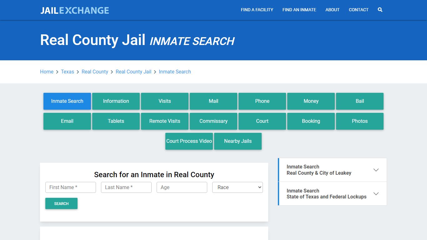 Real County Jail, TX Inmate Search: Roster & Mugshots