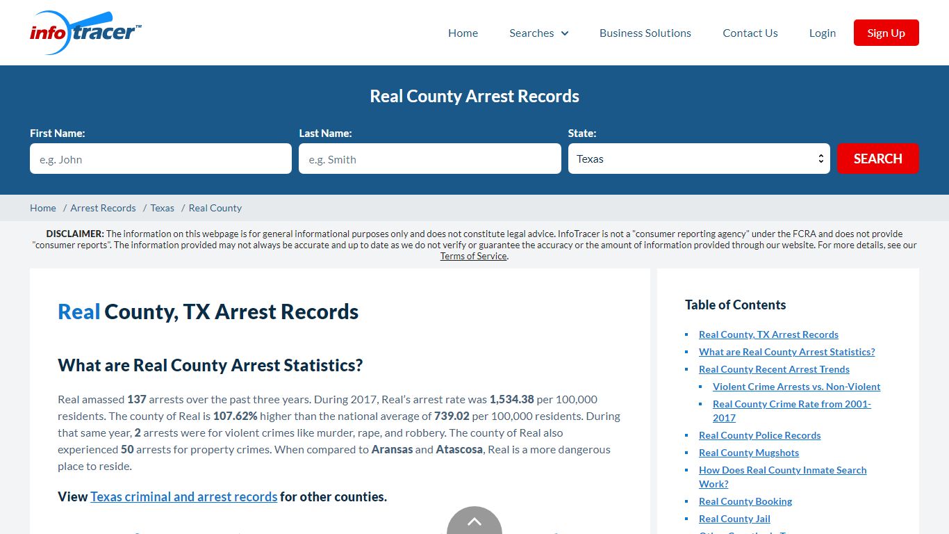 Real County, TX Arrests, Mugshots & Jail Inmate Records - InfoTracer